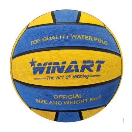 Winart top grippy waterpolobal | geel/blauw | maat 5