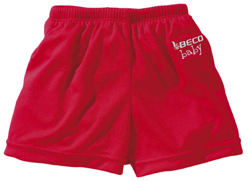 BECO baby zwemluier, shorts-vorm, rood