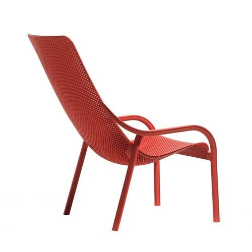 Nardi stoel  Net lounge, rood (corallo)