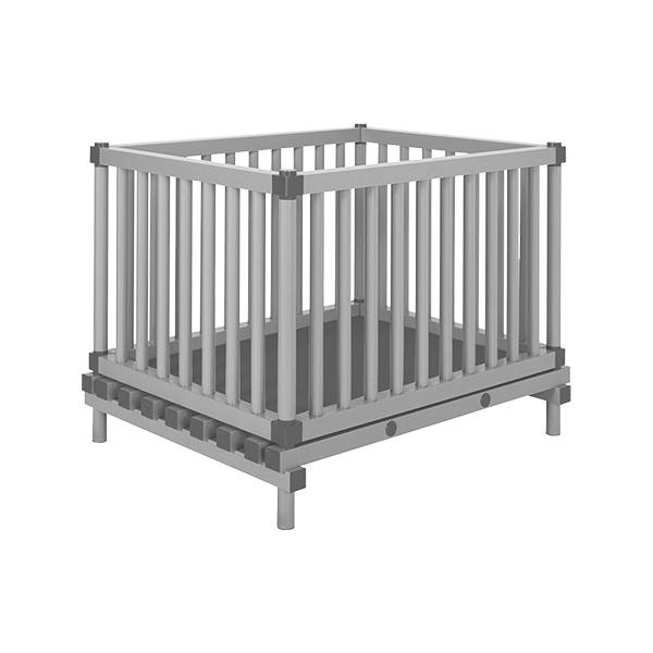 Rea kunststof babybox met schuimkussen, 122x94x87 cm Rea kunststof babybox met schuimkussen, 122x94x87 cm