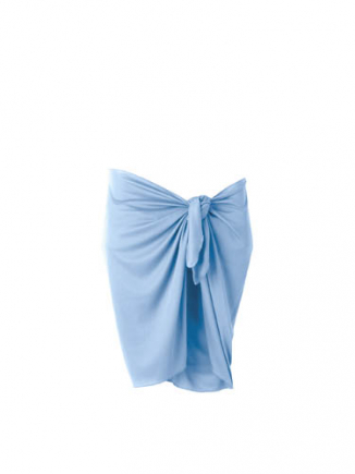 BECO pareo | polyester | ca. 165x56 cm | lichtblauw**