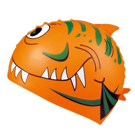 BECO kinder badmuts haai | oranje
