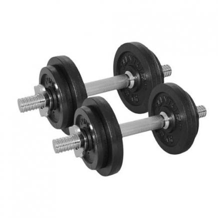 Tunturi Dumbbellset, 2 stangen - 20 kg