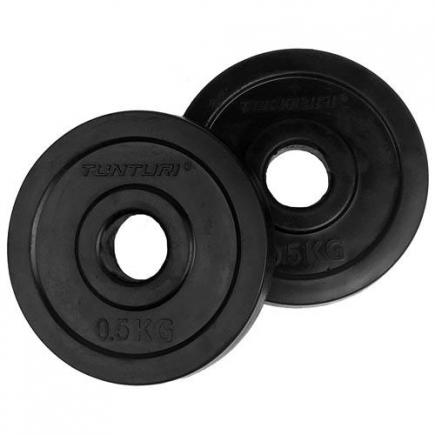 Tunturi schijven, gietijzer/rubber, Ø 30 mm