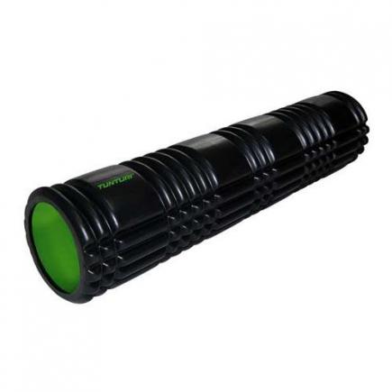 Tunturi yoga grid foam roller Ø 13 cm, zwart/groen