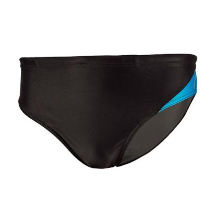 BECO team zwembroek | slip/brief | zwart/lichtblauw