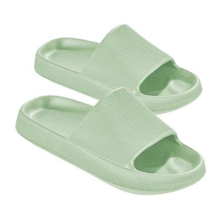 BECO dames badslippers Airkiss easy | saliegroen