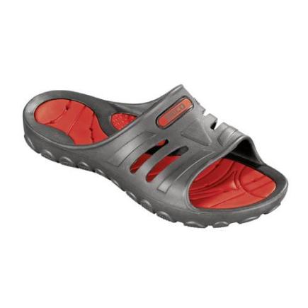 BECO slippers | grijs/rood