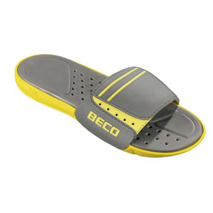 BECO heren slippers, geel