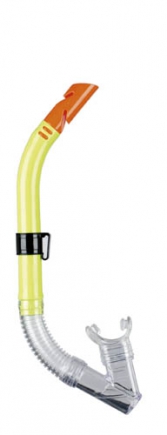 BECO kinder snorkeltube dry top small | geel