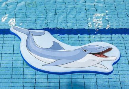 Zwemvlot springende dolfijn, opblaasbaar, 220x130x10 cm
