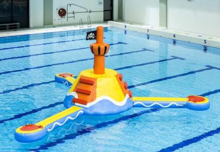 Piraten eiland, 550x675x220 cm