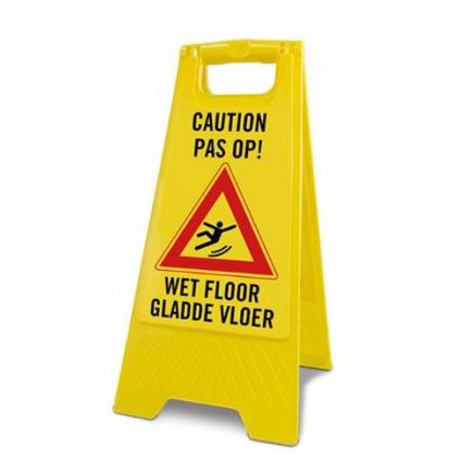 A-Bordje Pas Op! Gladde vloer / wet floor