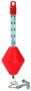 Drijvende thermometer, staaf thermometer