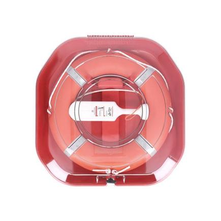 GFE Diamond 1200 reddingsboeikast | transparante deksel | rood