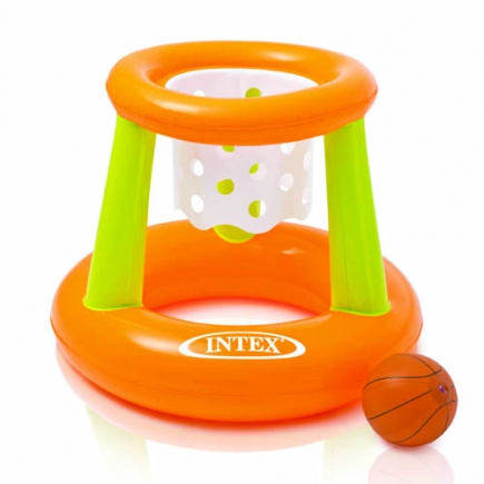 Intex drijvend basketbalspel basket met bal