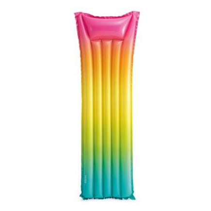 Intex regenboog luchtbed170x53x15 cm**