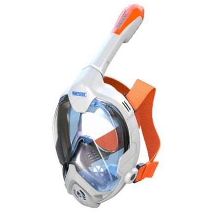 SEAC snorkelmasker Magica, XS-S, junior 8+, wit/blauw