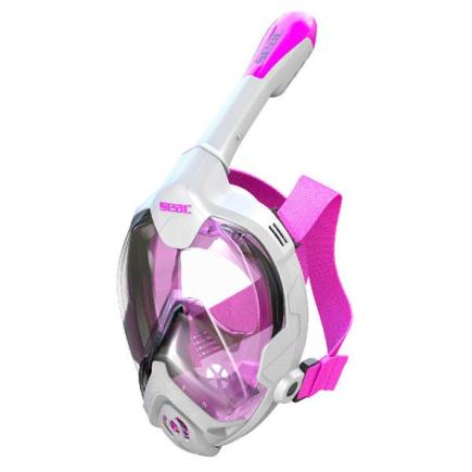 SEAC snorkelmasker Magica, XS-S, junior 8+ wit/roze