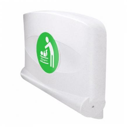 Magrini baby omkleedunit inklapbaar, horizontaal, wit