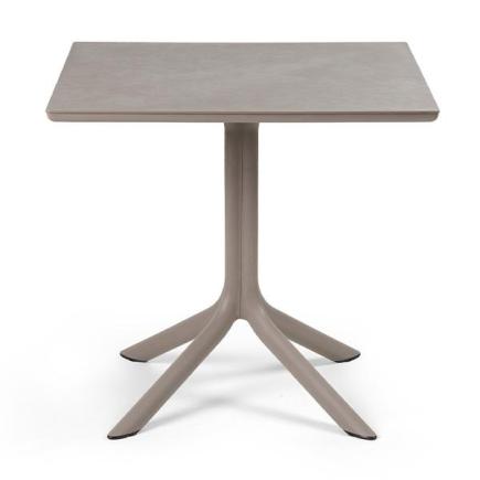 Nardi terrastafel Clip mat | 80x80 cm | tortora