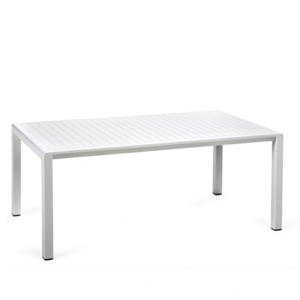 Nardi tafel Aria 100 | laag | 100x60 cm | wit