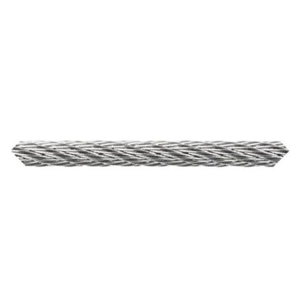 Staaldraad voor wedstrijdlijnen, 4 mm, aisi 316, per meter