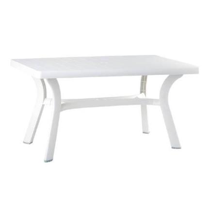 Siesta terrastafel Roma 140x80 cm | wit