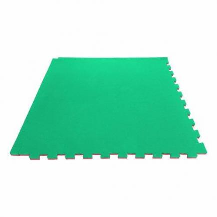 Tunturi karatemat, 100x100x2 cm, groen/rood