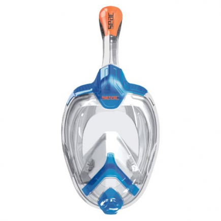 SEAC snorkelmasker Unica, L-XL, blauw/oranje
