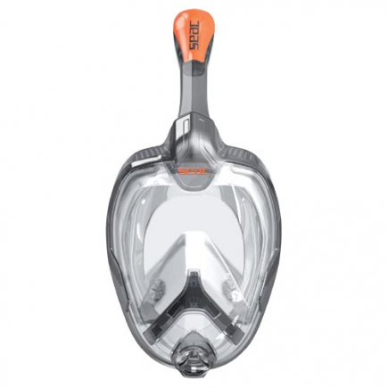 SEAC snorkelmasker Unica, L-XL, zwart/oranje**