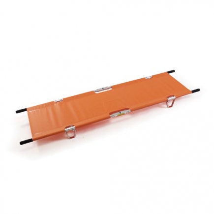 EHBO brancard 2x opvouwbaar, 206 cm (oranje)