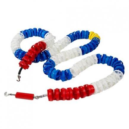 Wedstrijdlijn Maks Wave stopper, 4 inch, 100mm, 50 meter, inclusief eindafwerking