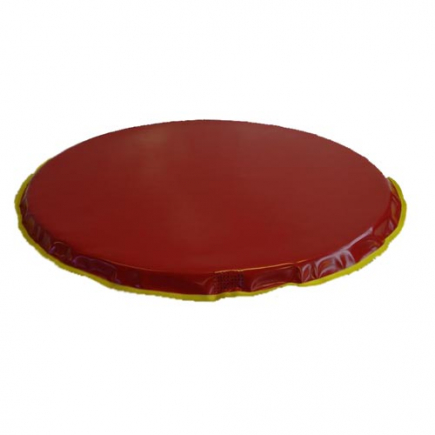 Zwemvlot met pvc-doek, rond, 100x6 cm